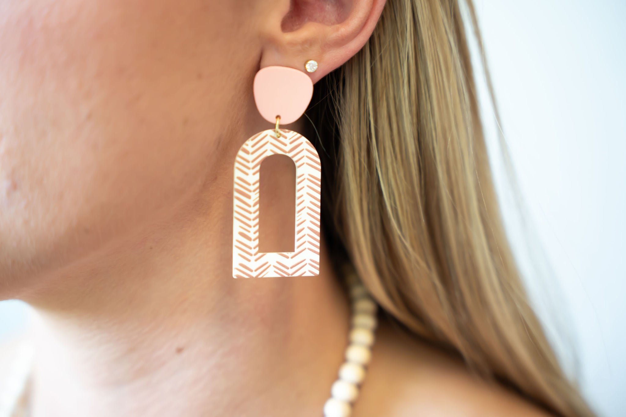 Herringbone Earrings - The Functional Teacher