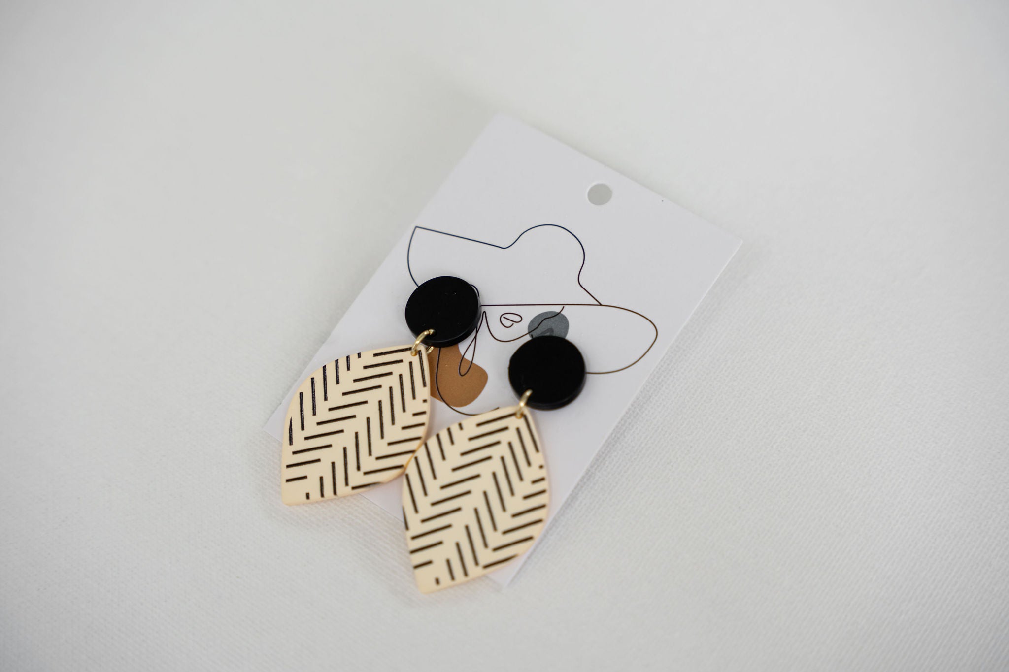 Ebony and Ivory Earrings - The Functional Teacher