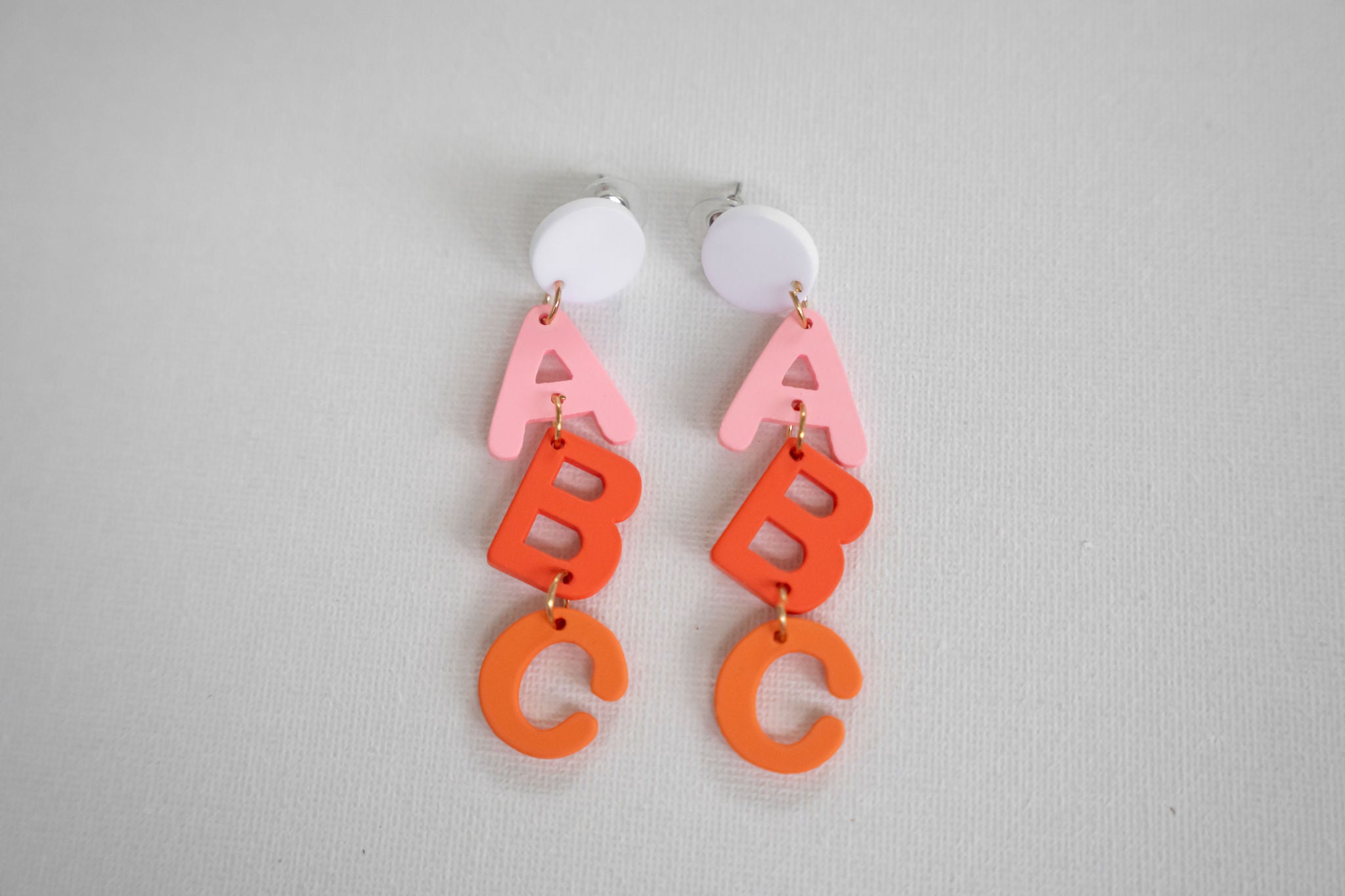 It’s easy as ABC Earrings - The Functional Teacher