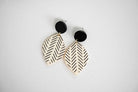 Ebony and Ivory Earrings - The Functional Teacher