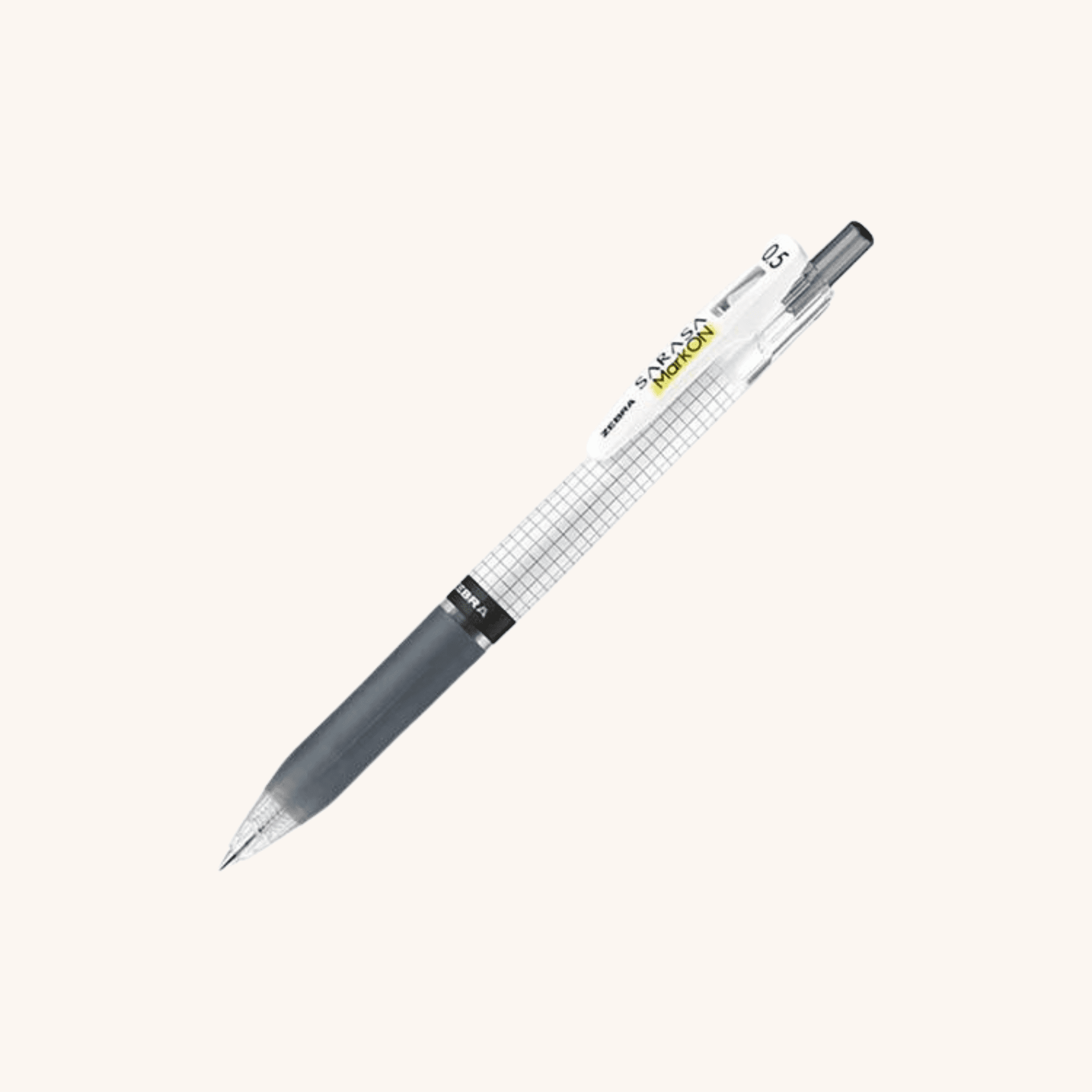 Zebra Sarasa Study Gel Pen - 0.5 mm - Black