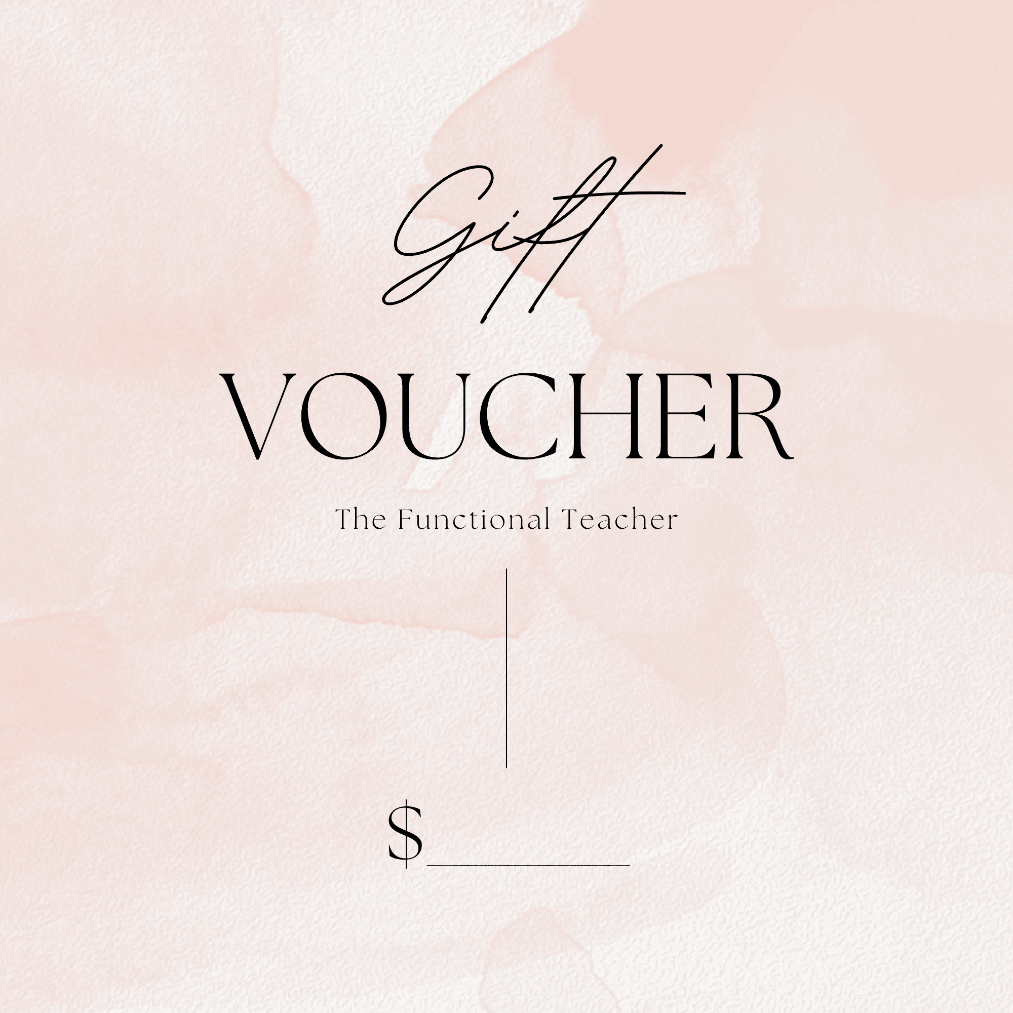 e-Gift Voucher - The Functional Teacher